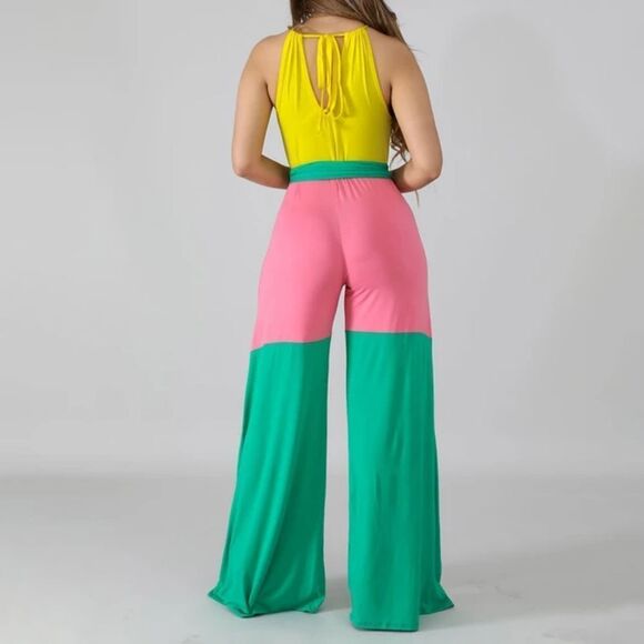 Color Block Jumpsuit - Picture 6 of 6